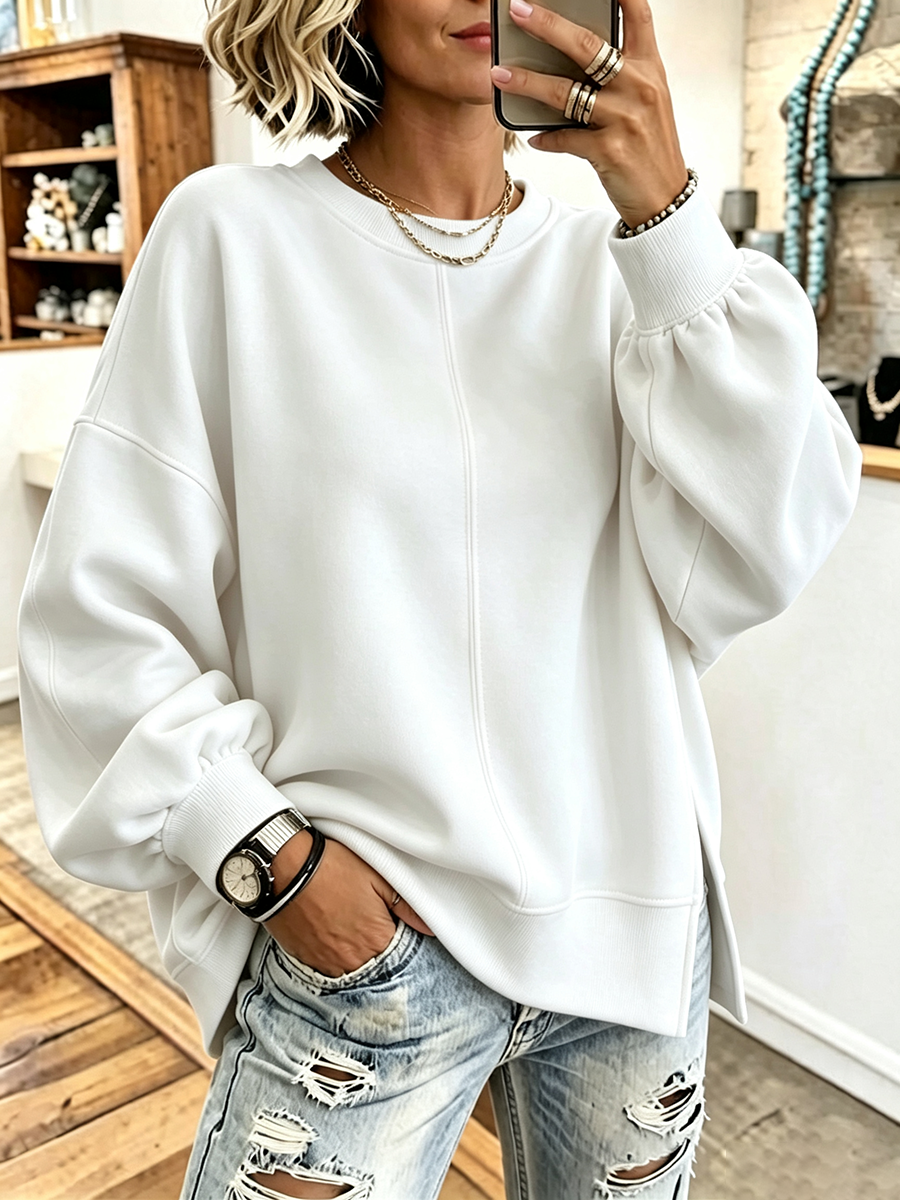 Martina | Felpa Oversize Verde