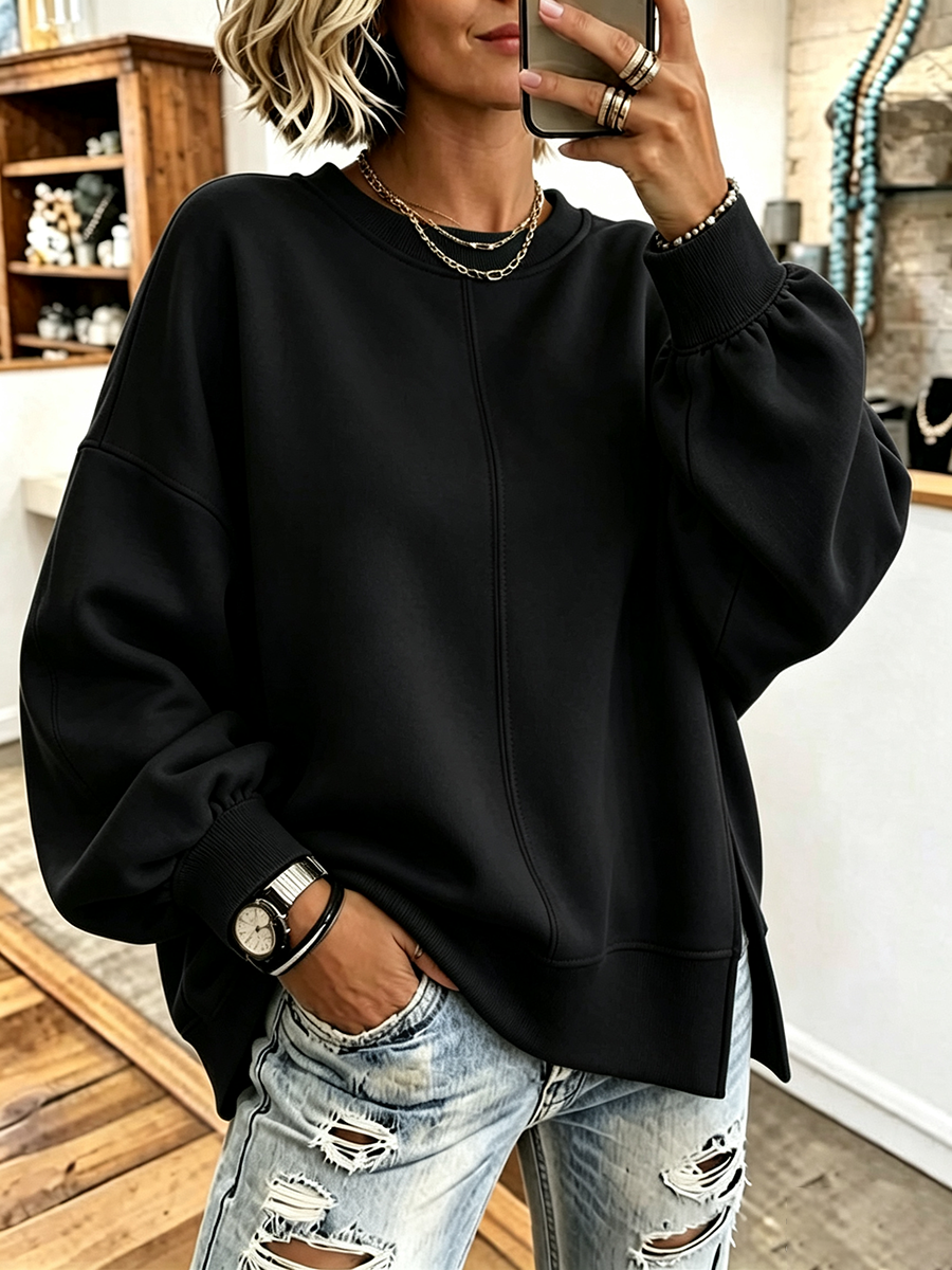 Martina | Felpa Oversize Verde