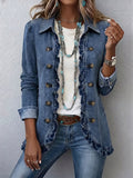 Serena | Giacca di Jeans con Volant