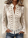 Vittoria | Top in Pizzo Vintage con Zip