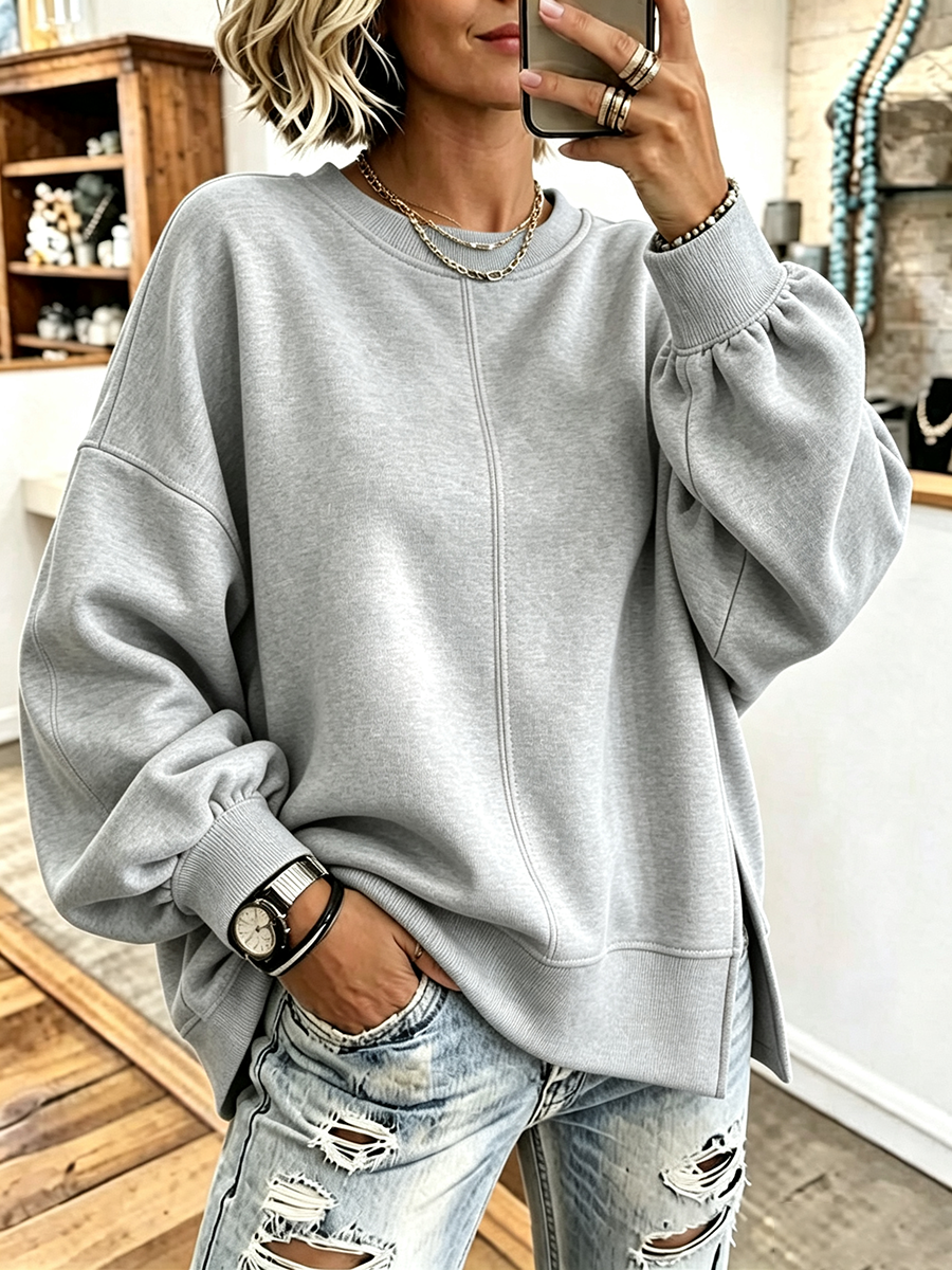 Martina | Felpa Oversize Verde