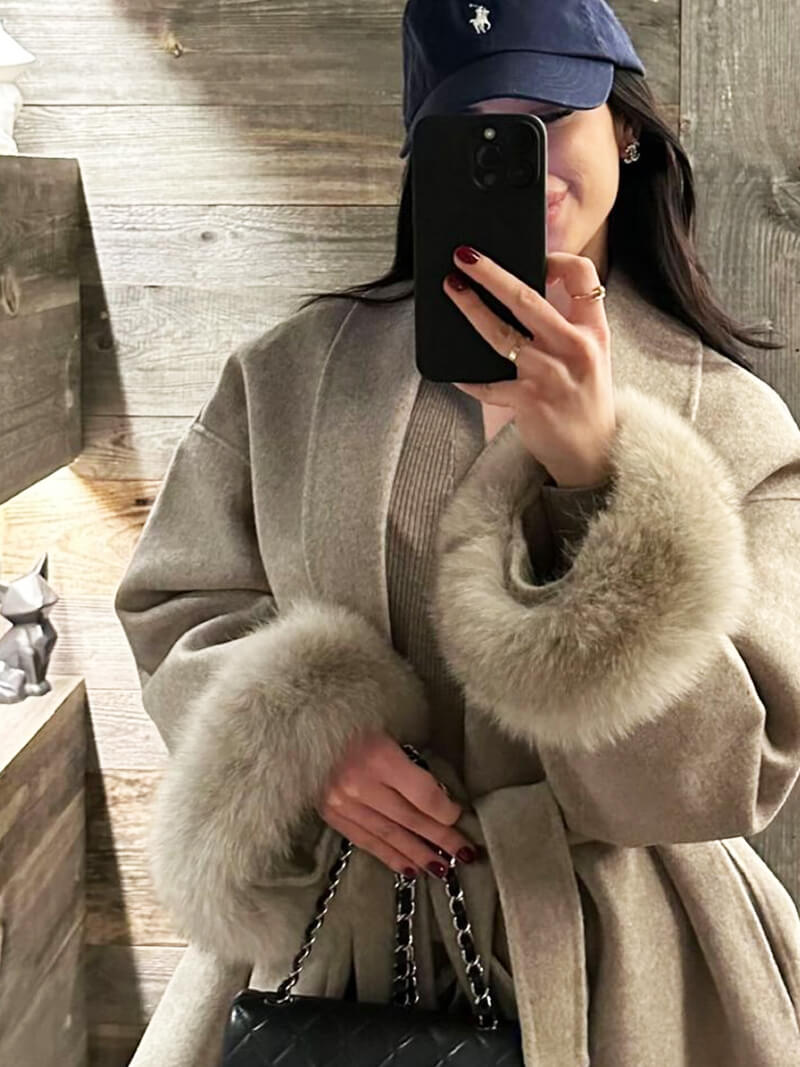 Grace | Cappotto in ecopelliccia