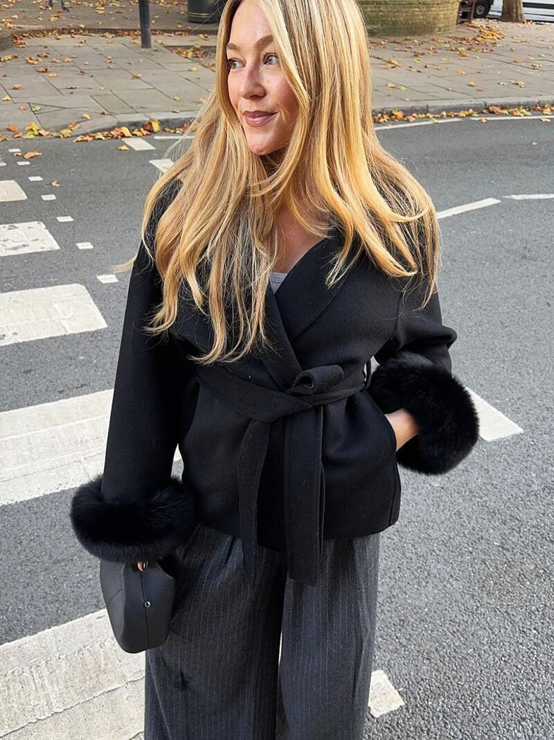 Grace | Cappotto in ecopelliccia