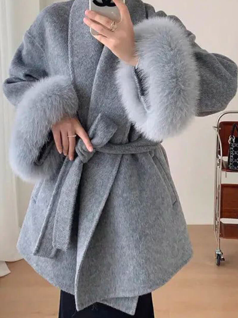 Grace | Cappotto in ecopelliccia