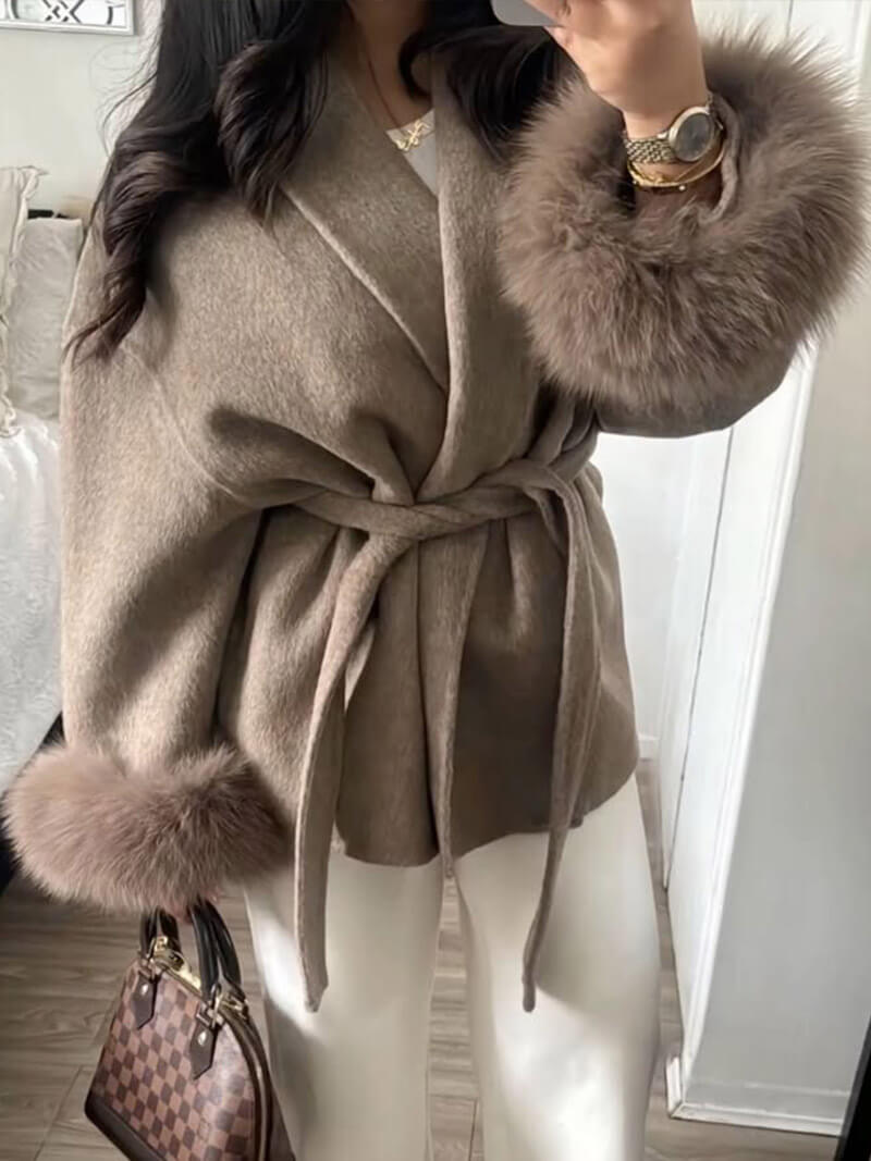 Grace | Cappotto in ecopelliccia