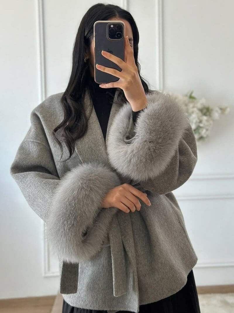 Grace | Cappotto in ecopelliccia