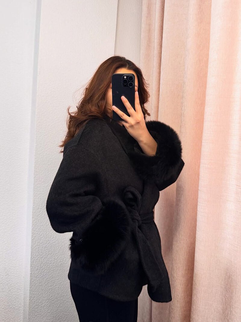Grace | Cappotto in ecopelliccia