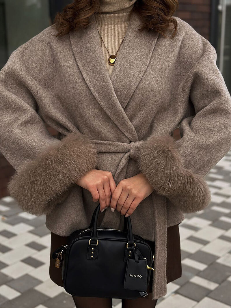 Grace | Cappotto in ecopelliccia