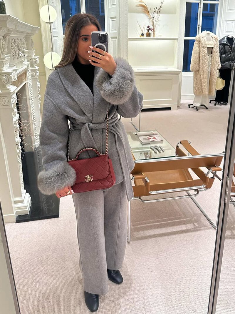 Grace | Cappotto in ecopelliccia