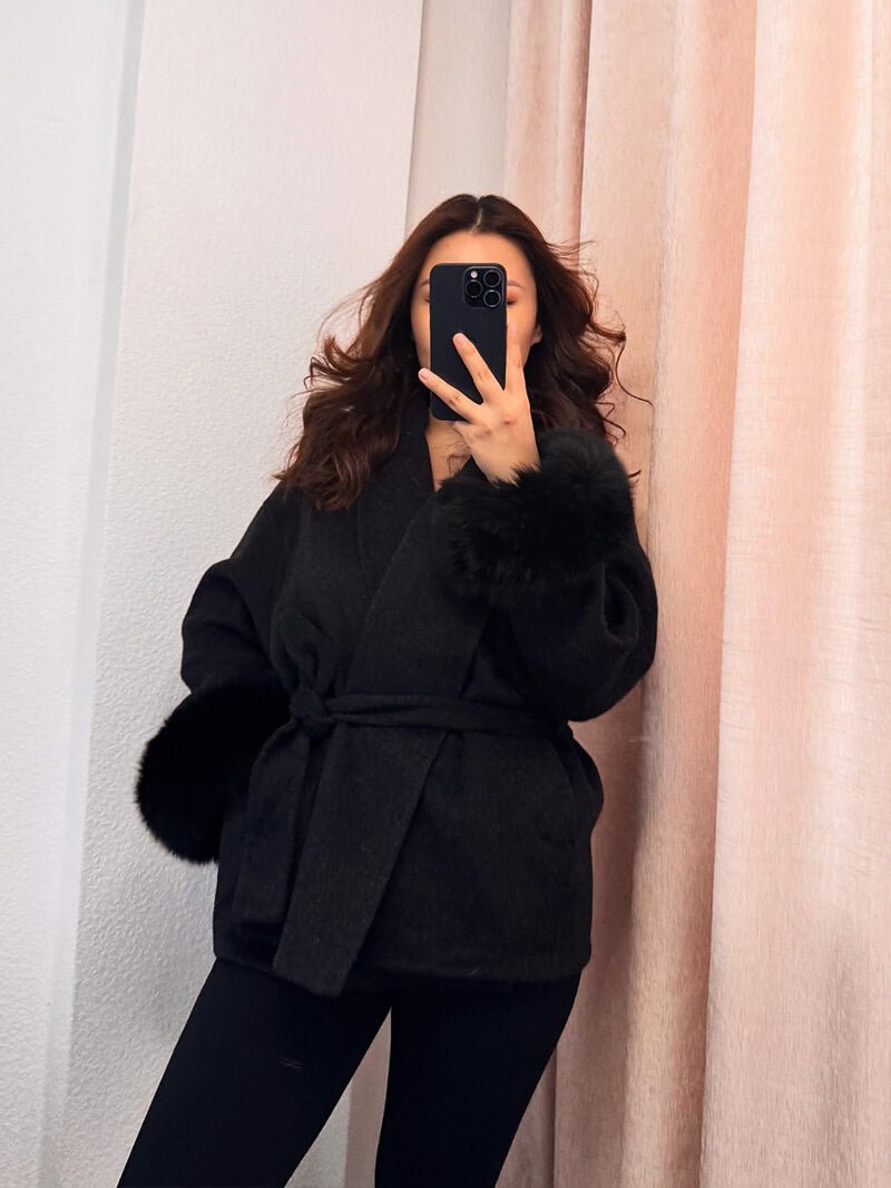 Grace | Cappotto in ecopelliccia