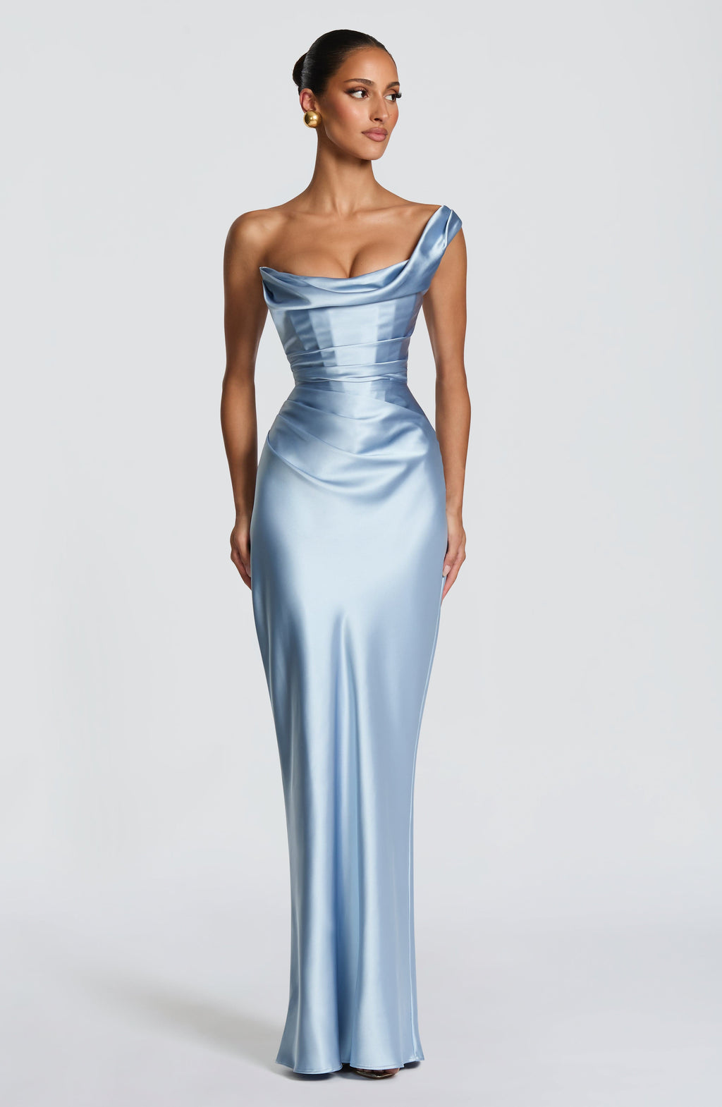 Abito maxi Thalassa - Blu ghiaccio