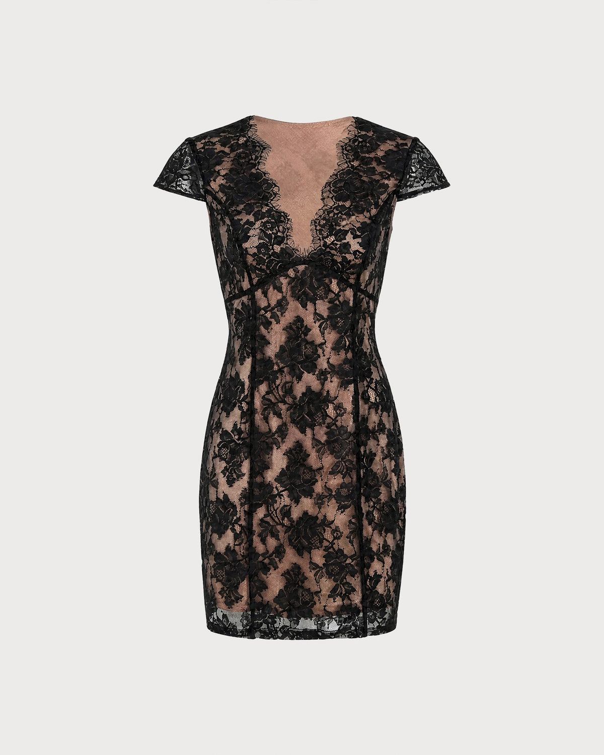 Abito mini in pizzo Valentina