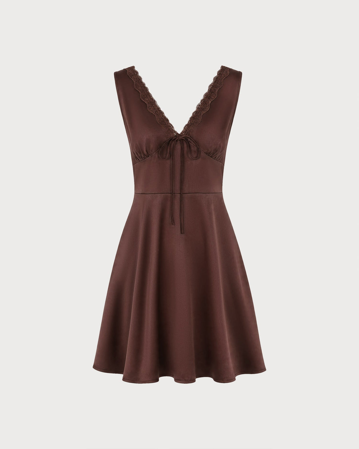 Abito mini in raso Margot
