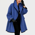Flora | Cappotto Oversize con Profili a Contrasto