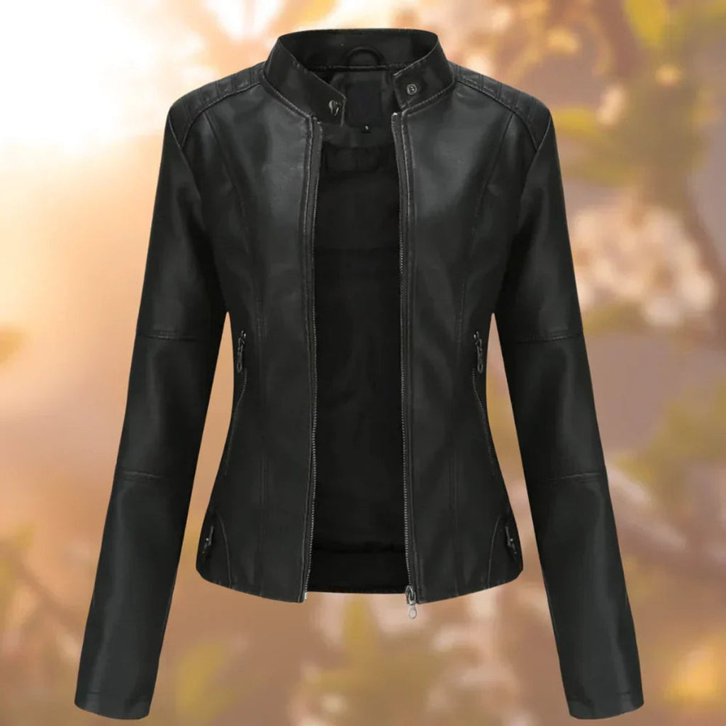 Larissa | Giacca Biker Slim con Zip