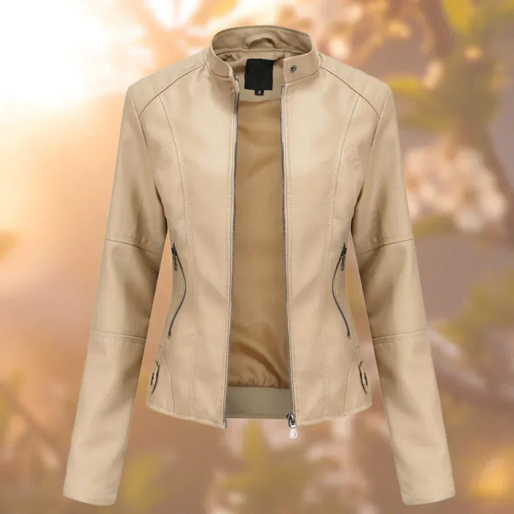 Larissa | Giacca Biker Slim con Zip